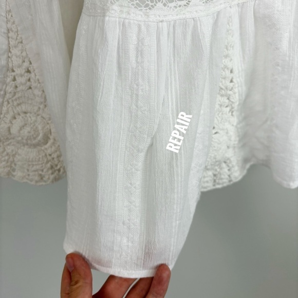 Free People Hudson Mini Dress in Ivory Size XS - Picture 5 of 12